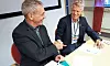 Vinnerlag: Sverre Gotaas, direktør Herøya Industripark AS og Nils Kristian Bogen, prorektor ved Universitetet i Sørøst-Norge (USN) vil bli et vinnerlag.