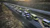 Ni personer omkom i trafikkulykker i januar. På bildet ser vi køer etter en kollisjon på E6 ved Son i starten av måneden. To ble kritisk skadd i ulykken.