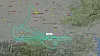 MSN059s track etter cirka tre timer i lufta. Foto: Flightradar24