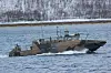 KNM Malmøya (L4528) på prøvekjøring etter at den fikk nye motorer og fjernstyrt våpenstasjon.