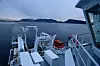 Testing av Dr. Fridtjof Nansen i sjøen ved Bergen.