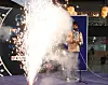 ELIADEN 2008: Zahid Ali åpnet NM med kabelspleising i stedet for snorklipping. 32 finalister kjemper om å bli norgesmester i fire forskjellige grener: elektrikerfaget, telekommunikasjonsmontørfaget, automatiseringsfaget og energimontørfaget.