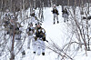 Soldater fra Panserbataljonen i Brigade Nord under vinterøvelsen Cold Response 2020. Under årets øvelse får Hæren til rådighet et nytt IT-verktøy for registrering av observasjoner.