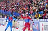 Johannes Høsflot Klæbo vinner sprinten under ski-VM i Granåsen – den første av seks gullmedaljer Foto: Lise Åserud/NTB
