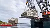 Sleipnir har her løftet den 5400 tonn tunge prosessmodulen til Johan Sverdrup (P2) bort fra transportlekteren.