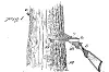 Tegning av H. E. Hartneys patent for speilperiskopsikte for rifle i 1915. Illustrasjon: United States Patent and Trademark Office