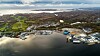 Eigerøy ved Egersund skal være energilaboratorium for et EU-prosjekt med budsjett på 80 millioner kroner. Prima Protein ligger midt i bildet. Foto: Egersundsregionen