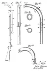 Noen oppfinnere så for seg løp med sving. J. Wisters patent fra 1916. Illustrasjon: United States Patent and Trademark Office