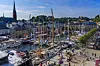 Med Kongsberg Agenda rett før sommerferien og Arendalsuka rett etter sommerferien blir det julekveldstemning både i slutten av juni og starten av august, skriver TUs teknologiredaktør Jan Moberg. Bildet er fra Pollen under Arendalsuka 2022.