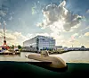 Illustrasjon av den nye 212CD-ubåten ved verftet i Kiel. Foto: Thyssenkrupp