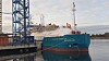 Bergen LNG ligger til kai ved Westcon Florø for de siste installasjoner av utstyr og testing av systemer.
