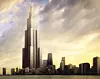 Slik har Broad visualisert Sky City om den skulle vært plassert langs skylinen i Chicago.