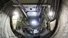 Disse gripperne holder TBM-en på plass under boring, og brukes for å skyve borehodet fremover 1,8 meter av gangen.