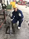 Går nok bra: Forsker Morten H. Røed i Sintef håper måleinstrumentet holder stand i det høye trykket og temeraturen.