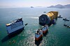 Aasta Hansteen gjøres klar for avreise fra Sør-Korea.