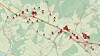 Eiendommene langs ny E6 som skal skjermes mot støy.