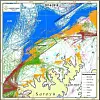 Bildet viser fiskeriakriviteten nord for Sørøya mellom 2014 og 2018, og danner grunnlaget for Fiskeridirektoratets syn om at firkanten Sandskallen ikke er egnet for havvindpark. Illustrasjon: Fiskeridirektoratet