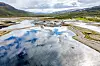 Repparfjord Sand tapte straffesaken i lagmannsretten om sanduttak fra elvedeltaet ved Repparfjorden. Saken er anket. Foto: Arash A. Nejad