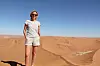 Ørkenvandring: Irene oppsøkte i sommer Big Daddy Namibia, den høyeste sanddynen i landet på 325 meter. (Foto: Privat)