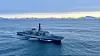Den britiske Type 23-fregatten HMS Somerset i norske farvann i mars 2023. I løpet av dette året skal NSM-missilene være på plass om bord på skipet.