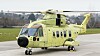 Bakkekjøring av det første norske AW101-helikopteret.