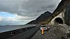 Her fra det søndre tunnelinnslaget på den lengste av de to nye tunnelene på fylkesvei 17.