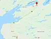 Det skal bygges 19 kilometer med ny E6 mellom Kvithammer og Åsen i Trøndelag. Foto: Google Maps