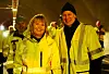 I januar i år markerte Nye Veier at ny E6 over Kvænangsfjellet i Troms var ferdig. Her er Anette Aanesland inne i den nye tunnelen med samferdselsminister Jon-Ivar Nygård. Foto: Nye Veier