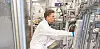 Ask Lysne i laboratoriet. Foto: Per Henning/NTNU