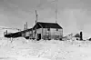 Myggbukta radiostasjon i 1933. Det var dette området på Nordøst-Grønland Norge tok to år tidligere.