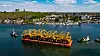 Snorre Expansion brønnrammer ved utseiling fra Tønsberg. Foto: Roar Lindefjeld - Espen Rønnevik / Equinor