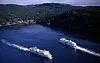 Cruiseskip kan bruke 30 tonn drivstoff i døgnet når de ligger til havn. Foto: Carl Hiebert/colourbox.com