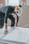 Gyproc-produkter som lages av knust gips er et godt eksempel på gjenvinnbare produkter.