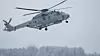 NH90 «Step-B» i fregattversjon lander på Kjeller 22. januar 2018. Bilde: Eirik Helland Urke