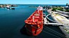 MV Baru på jomfrutur. Skipet er på 82.500 dødvekttonn og er ett av tre kombinasjonsskip som ble levert fra verft i Kina i 2019.
