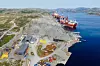 Dete er det planlagte ammoniakkanlegget i Skipavika ved Mongstad utenfor Bergen.