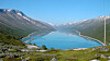 De sørlige delene av Norge har hatt lite nedbør over lang tid, og kraftprodusentene bes om å spare på vannet. Arkivfoto fra vannmagasinet Øvre Otta.