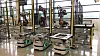 På batterifabrikken til Corvus gjør 13 fullt autonome roboter og 9 AIVer (Autonomous Intelligent Vehicle) mesteparten av jobben. Foto: Intek