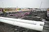 Bane Nor er ikke fornøyde med arbeidet til entreprenør Mossia i jernbaneutbyggingen i Moss. Her ved kulverten utenfor Carlbergtunnelen.