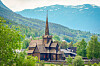 Lom stavkirke i Lom er blant de gamle, fredede byggene hvor det er avdekket høye nivåer av giftstoffer.