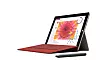 Godt utstyrt: Surface 3 får den samme typen tastatur som i Pro-versjonen. Det låser seg magnetisk til hele kanten av nettbrettet og gjør det stivt nok til å skrive på, samtidig som det får en liten vinkel oppover. Nettbrettet kan også utstyres med penn.