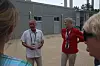 INFORMASJON: Kalle Fürst og Kristin Welle-Strand har jobbet på heltid med Norges Expo-utstilling i snart et år. Omvisninger og tilretteleggelse for næringslivet er de viktigste oppgavene. Foto: Tormod Haugstad