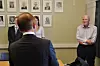 TALE: UiOs Rektor Ole Petter Ottersen holder tale for Fred Kavli før en lunsj på Institutt for Teoretisk Astrofysikk.