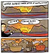 Natur og Ungdoms tegneserie mot oljeboring, mars 2011.