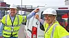 Skjalg Aasland, leder Utvikling og Byggforvaltning, og Tone Rabe, leder Industriparkdrift, begge Herøya Industripark AS.