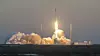 Falcon 9-raketten med romværsatellitten DSCOVR, som ble skutt opp fra Cape Canaveral i Florida i februar 2015.