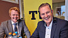 Elfly-radarpar: Sigurd Øverbø (t.v.) er administrerende direktør i Rolls Royce Electrical Norway. Andreas Kollbye Aks er strategidirektør i Widerøe.
