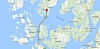 E39 Halhjem - Sandvikvåg. Her skal Torghatten Nord sette inn hybride ferger fra 2019.