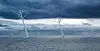 Havvindturbinen med to rotorer, som dreier mot hverandre og som kan bøye seg etter vinden, skal kunne stå tettere sammen i havet enn de mer tradisjonelle turbinene. Illustrasjon: World Wide Wind