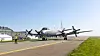 Norsk P-3 Orion på Andøya flystasjon etter det siste operative toktet 30. juni 2023. Foto: Onar Digernes Aase / Forsvaret